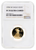 1994-W 1/4 oz Proof Gold Eagle $10 NGC PF70