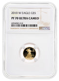2010-W 1/10 oz Proof Gold Eagle $5 NGC PF70