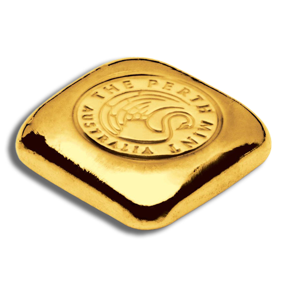 1 oz Gold Bar - Perth Mint (Cast)