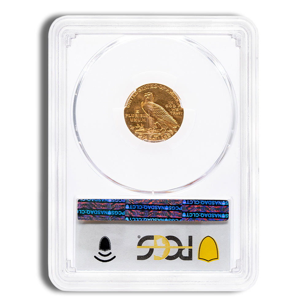 $2.5 Gold Indian Quarter Eagle - PCGS MS61