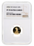 2006-W 1/10 oz Proof Gold Eagle $5 NGC PF70