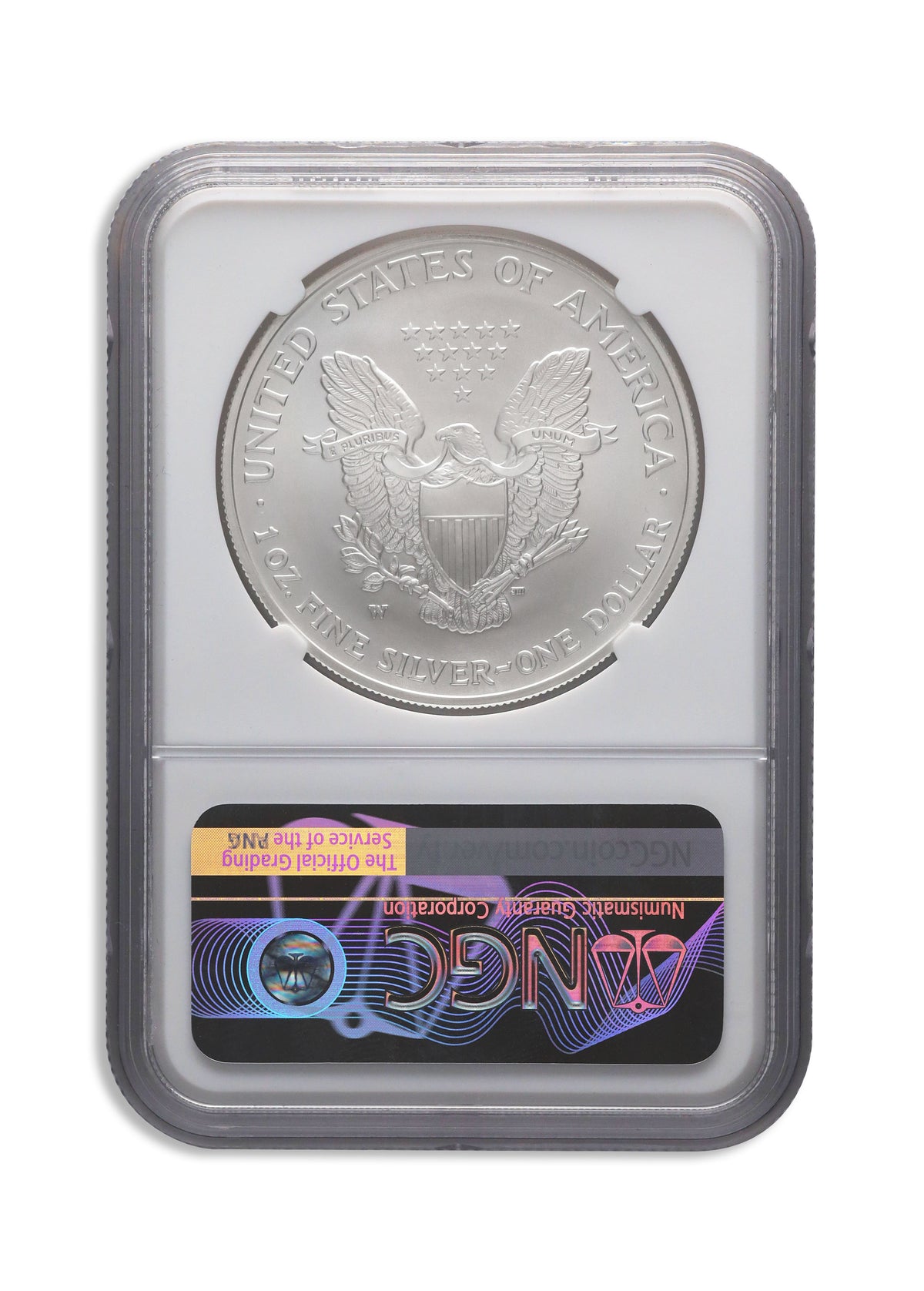 2007-W Burnished Silver Eagle NGC MS70 ER