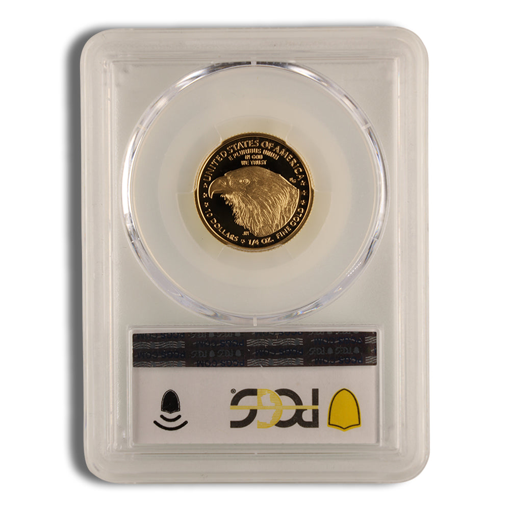 2021-W 1/4 oz Proof Gold Eagle $10 PCGS PR70 - Type 2