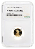 2014-W 1/10 oz Proof Gold Eagle $5 NGC PF70
