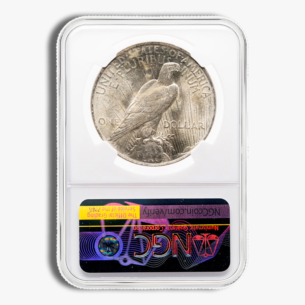 Peace Dollar - NGC MS60-MS62