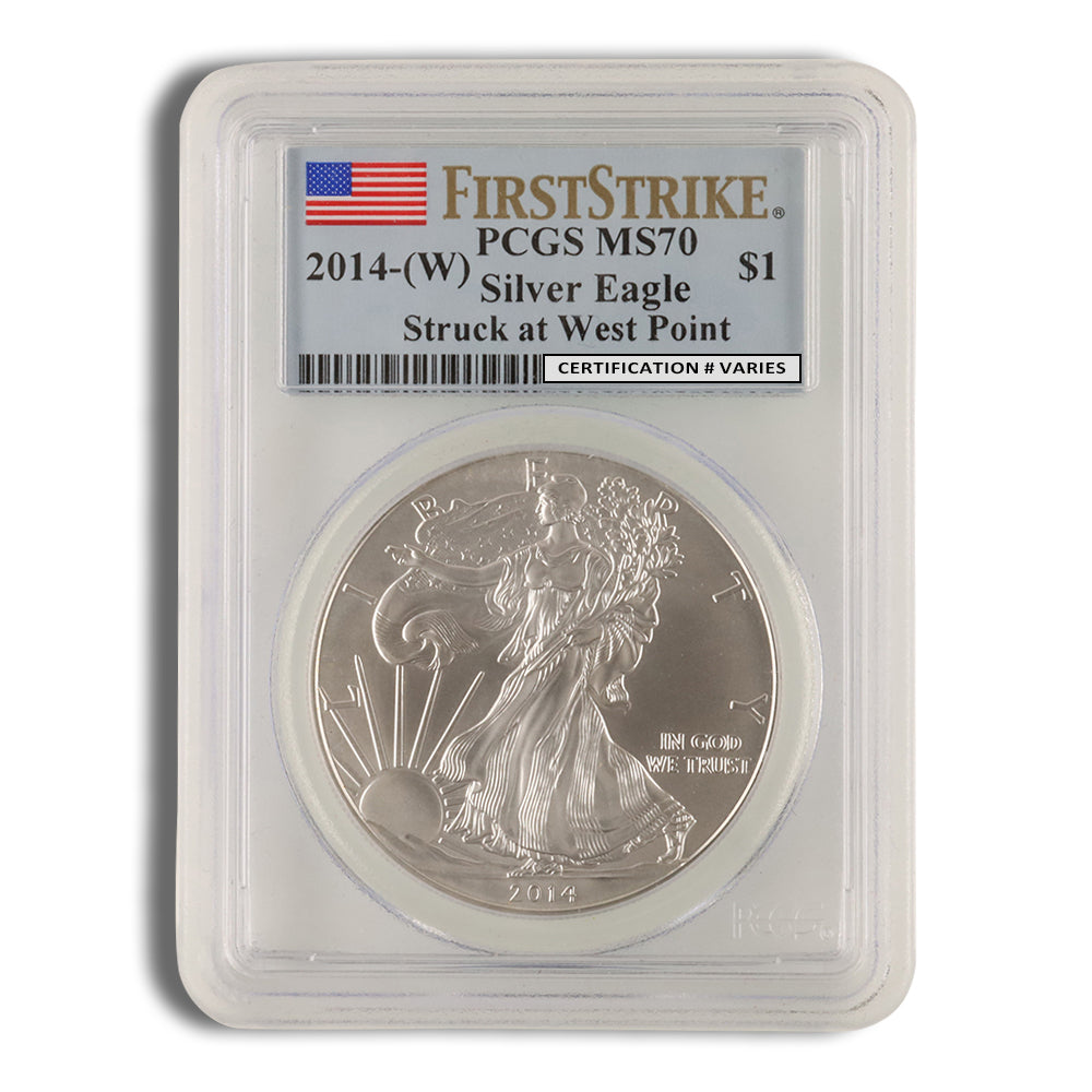 2014 Silver Eagle PCGS MS70 First Strike