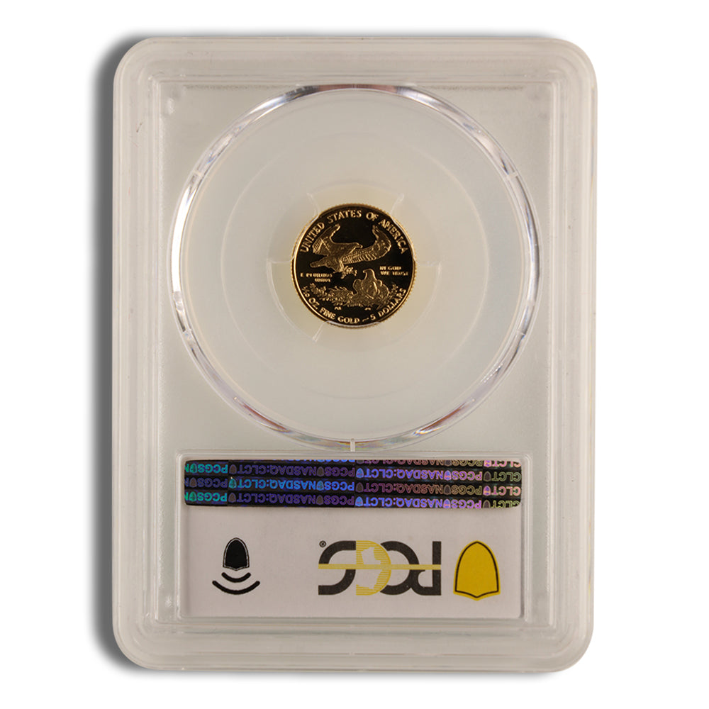 2018-W 1/10 oz Proof Gold Eagle $5 PCGS PR70
