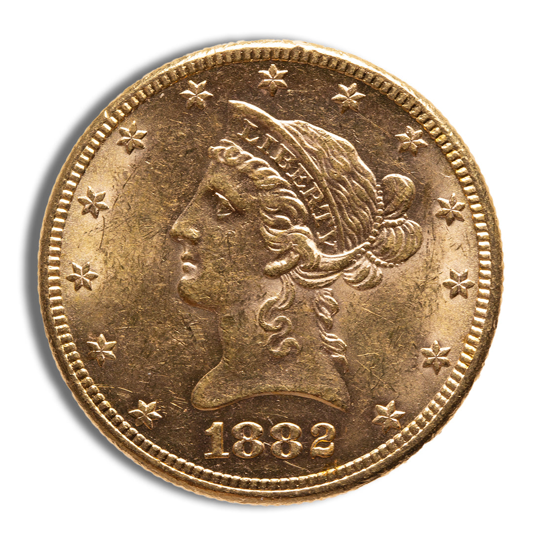 $10 Gold Liberty Eagle - BU