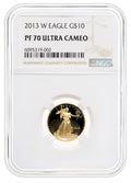 2013-W 1/4 oz Proof Gold Eagle $10 NGC PF70