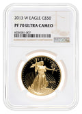 2013-W 1 oz Proof Gold Eagle $50 NGC PF70