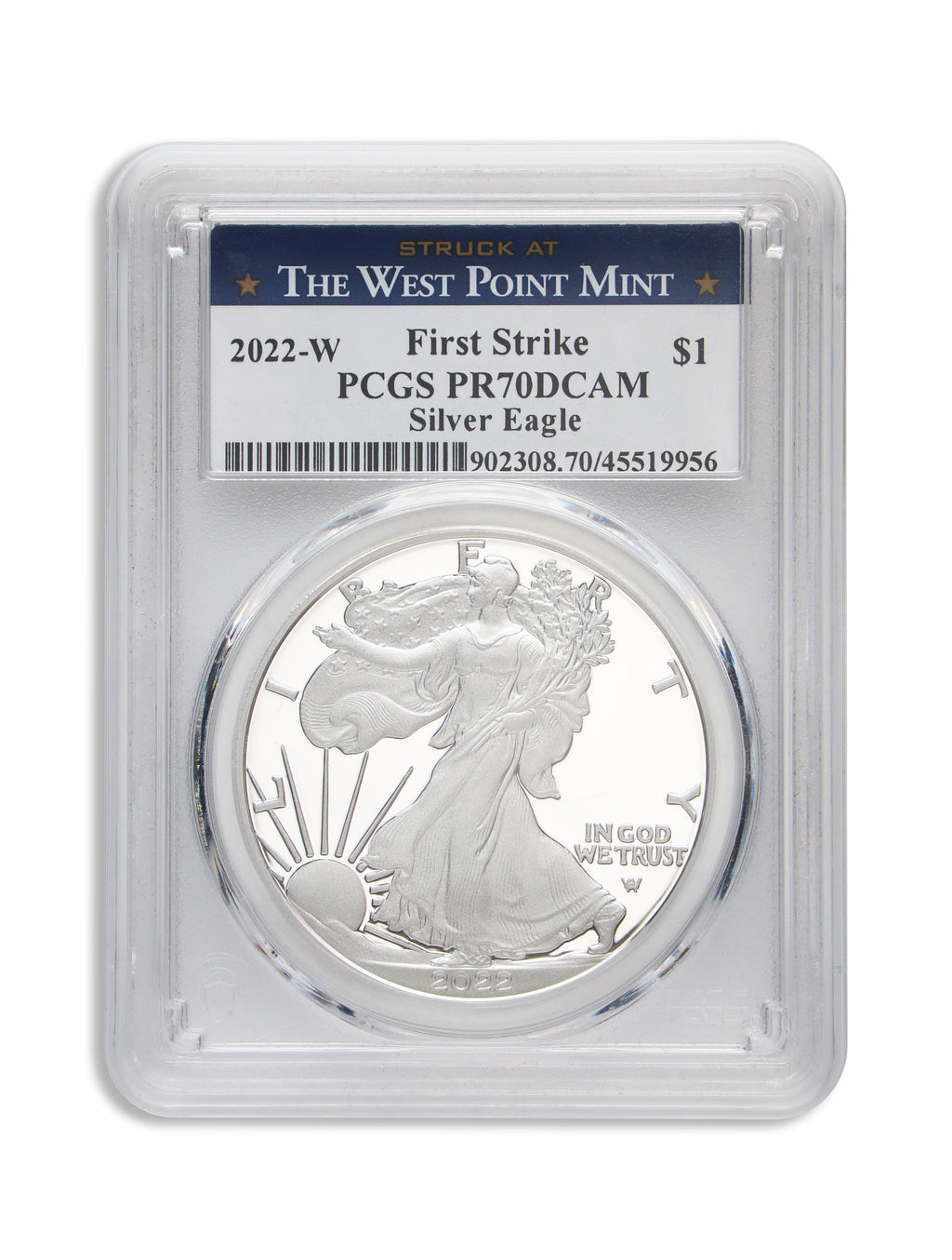 2022-W Proof Silver Eagle PCGS PR70 First Strike