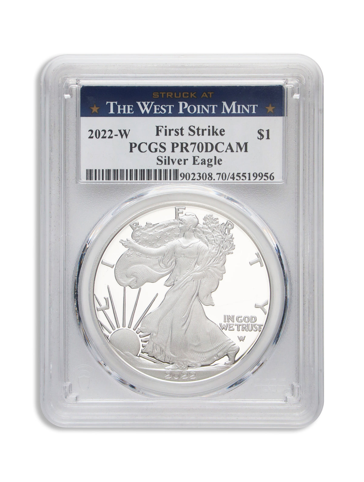 2022-W Proof Silver Eagle PCGS PR70 First Strike