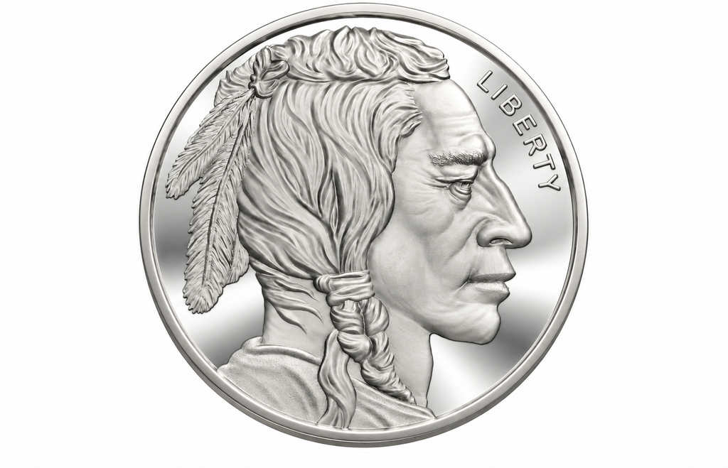 1/10 oz Silver Round - Buffalo