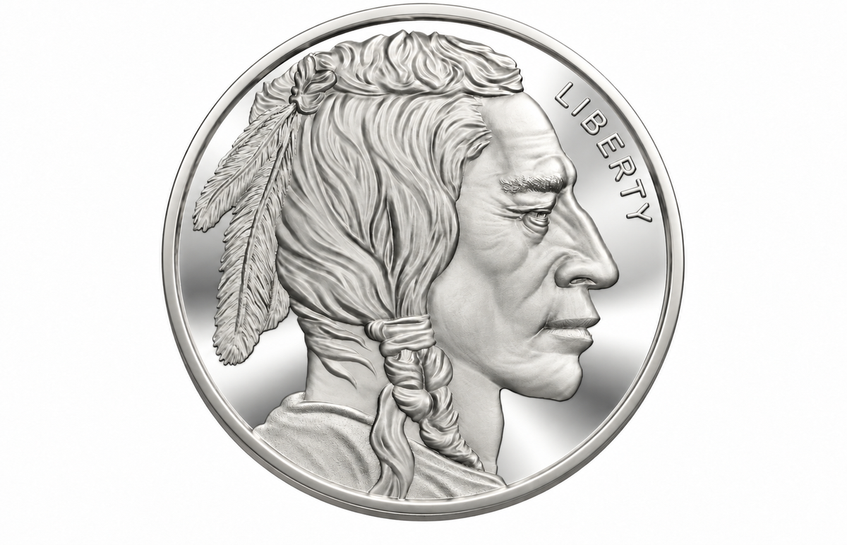 1/10 oz Silver Round - Buffalo