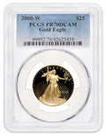 2000-W 1/2 oz Proof Gold Eagle $25 PCGS PR70