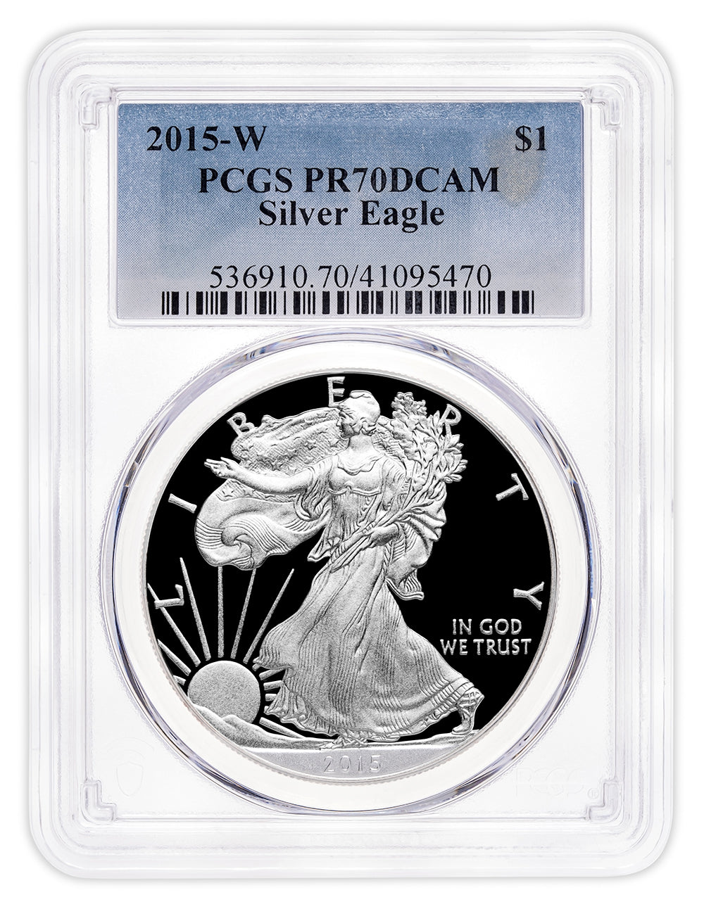 2015-W Proof Silver Eagle PCGS PR70