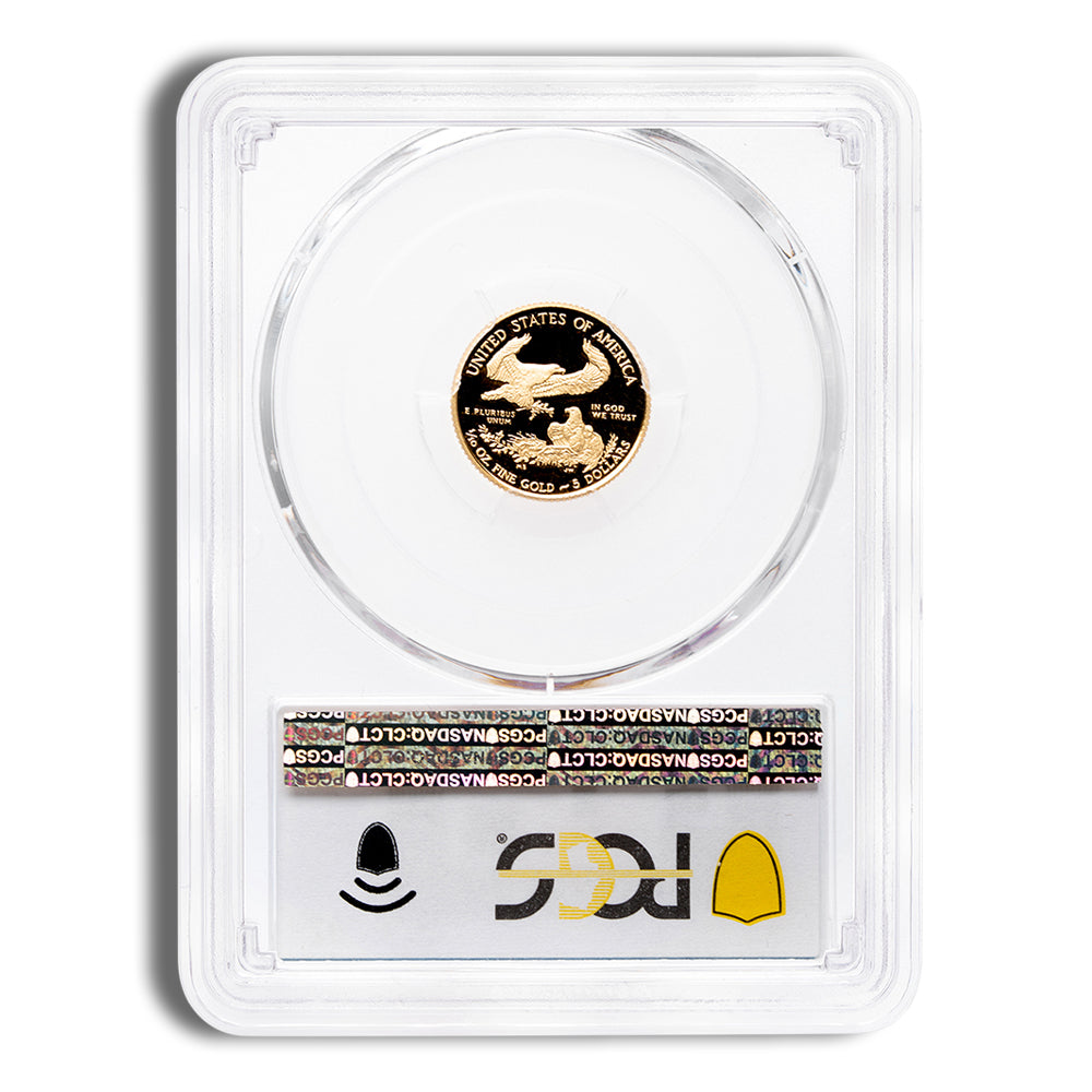2020-W 1/10 oz Proof Gold Eagle $5 PCGS PR70