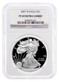 2007-W Proof Silver Eagle NGC PF69