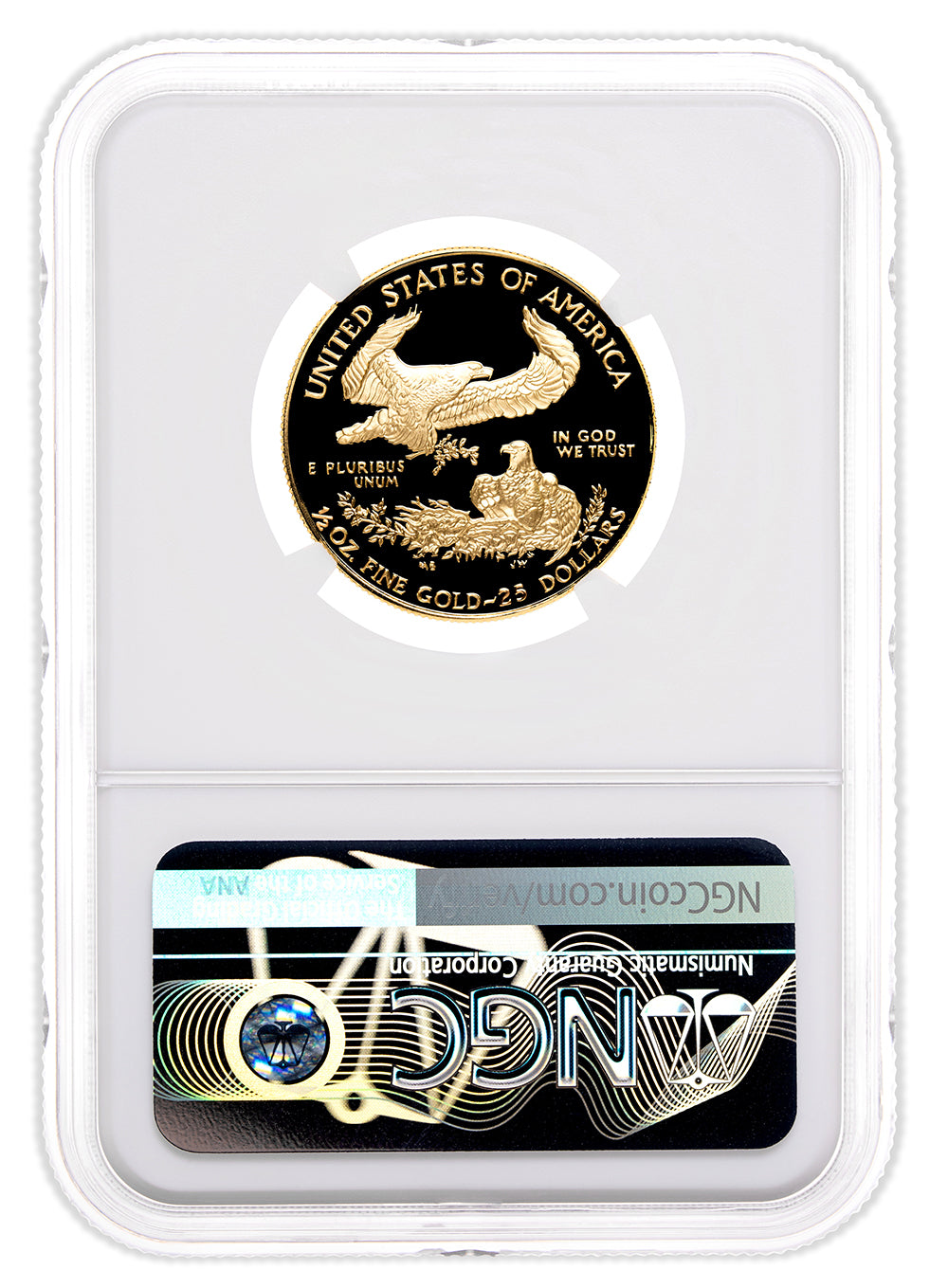 2002-W 1/2 oz Proof Gold Eagle $25 NGC PF70