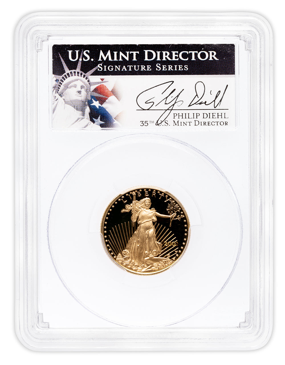 2001-W 1/4 oz Proof Gold Eagle $10 PCGS PR70