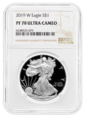 2019-W Proof Silver Eagle NGC PF70