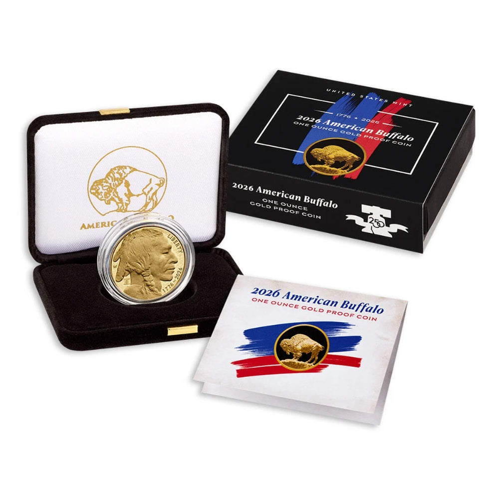 2026-W 1 oz Proof Gold Buffalo (w/Box & COA)