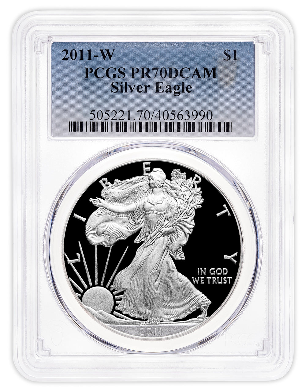 2011-W Proof Silver Eagle PCGS PR70