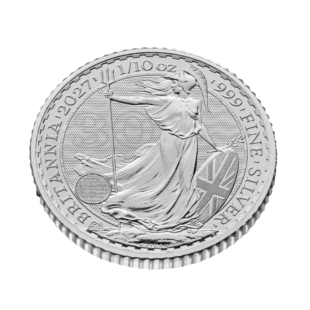 2027 1/10 oz Great Britain Silver Britannia - BU