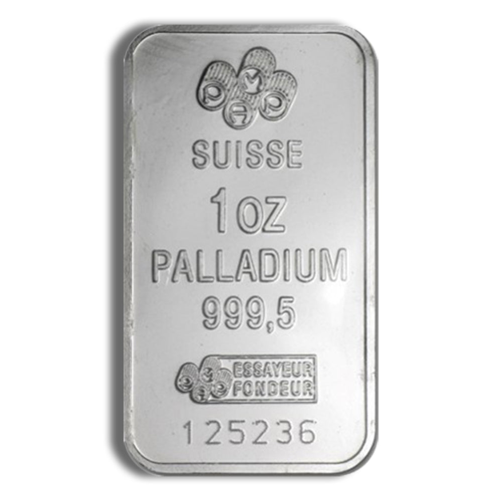 1 oz Palladium Bar - Credit Suisse  (Carded)