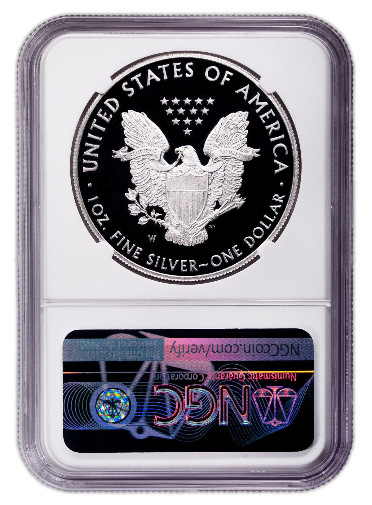 2001-W Proof Silver Eagle NGC PF70