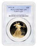 2011-W 1 oz Proof Gold Eagle $50 PCGS PR70