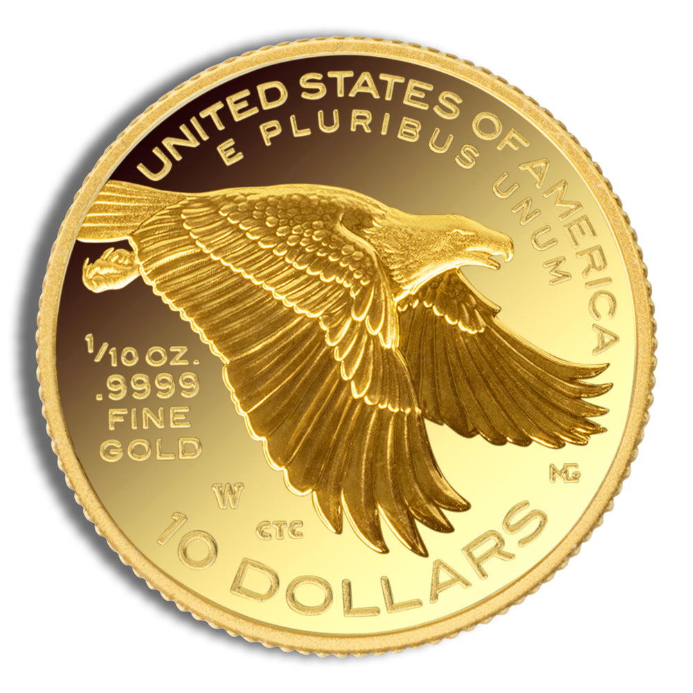 2018 1/10 oz American Liberty Gold Coin (Box & COA)