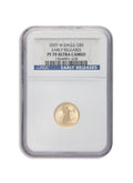 2007-W 1/10 oz Proof Gold Eagle $5 NGC PF70 ER