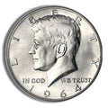 $1 FV 90% Silver 1964 Kennedy Half Dollars