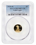 2010-W 1/10 oz Proof Gold Eagle $5 PCGS PR70