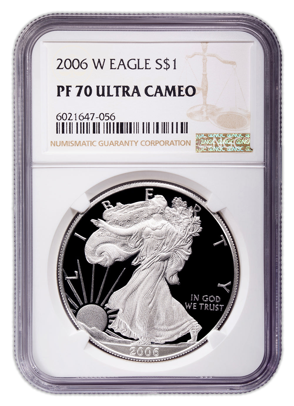 2006-W Proof Silver Eagle NGC PF70