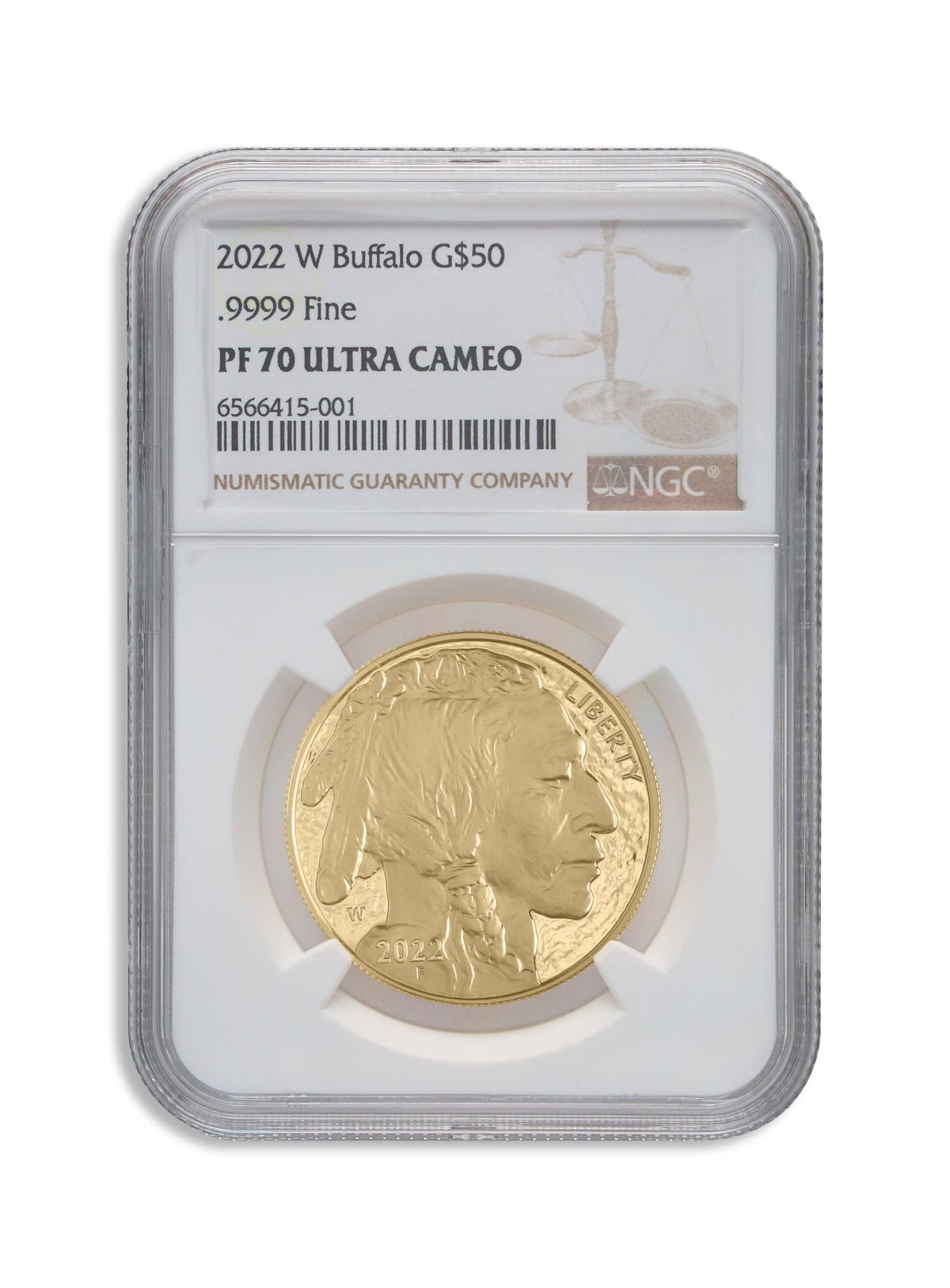 2022-W $50 Proof Gold Buffalo NGC PF70