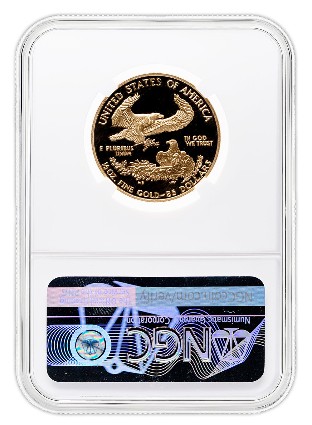 2012-W 1/2 oz Proof Gold Eagle $25 NGC PF70