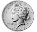 2024-P Peace Silver Dollar w/Box & COA