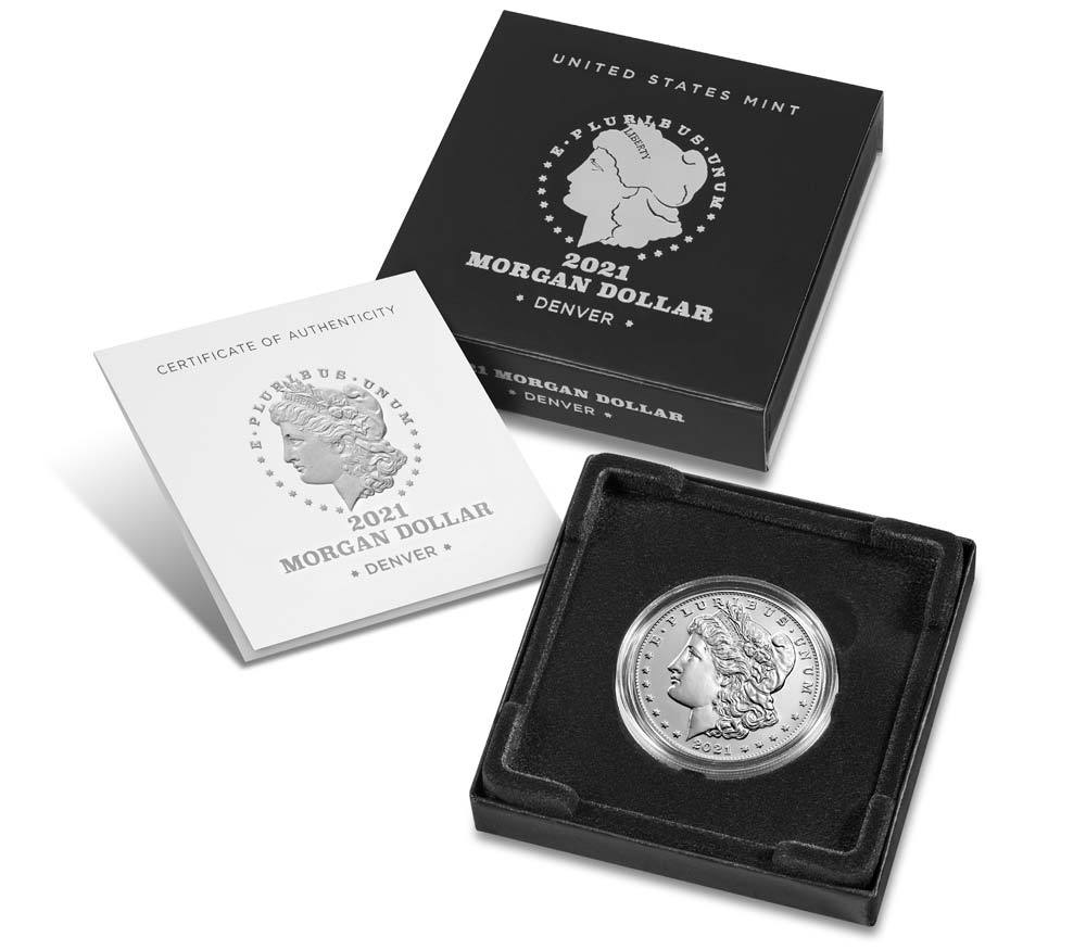 2021-D Morgan Dollar w/Box & COA
