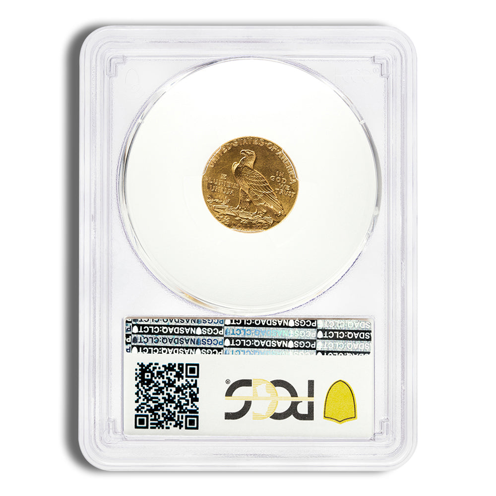 $2.5 Gold Indian Quarter Eagle - PCGS MS63