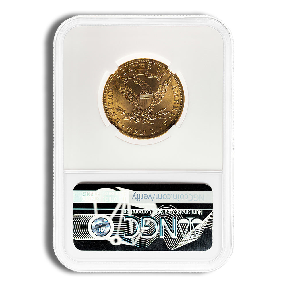 $10 Gold Liberty Eagle - NGC MS64