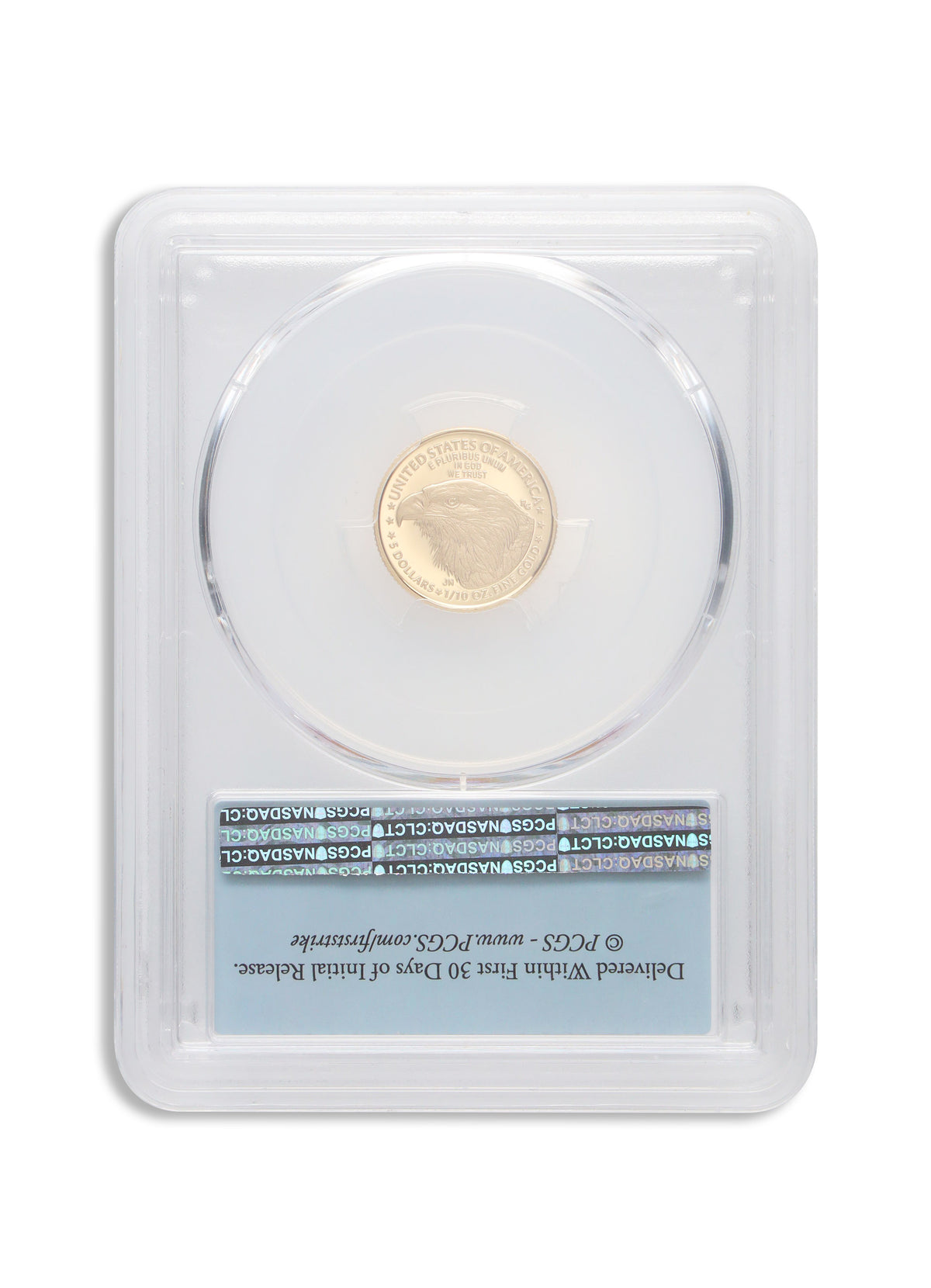 2022-W 1/10 oz Proof Gold Eagle $5 PCGS PR70 FS