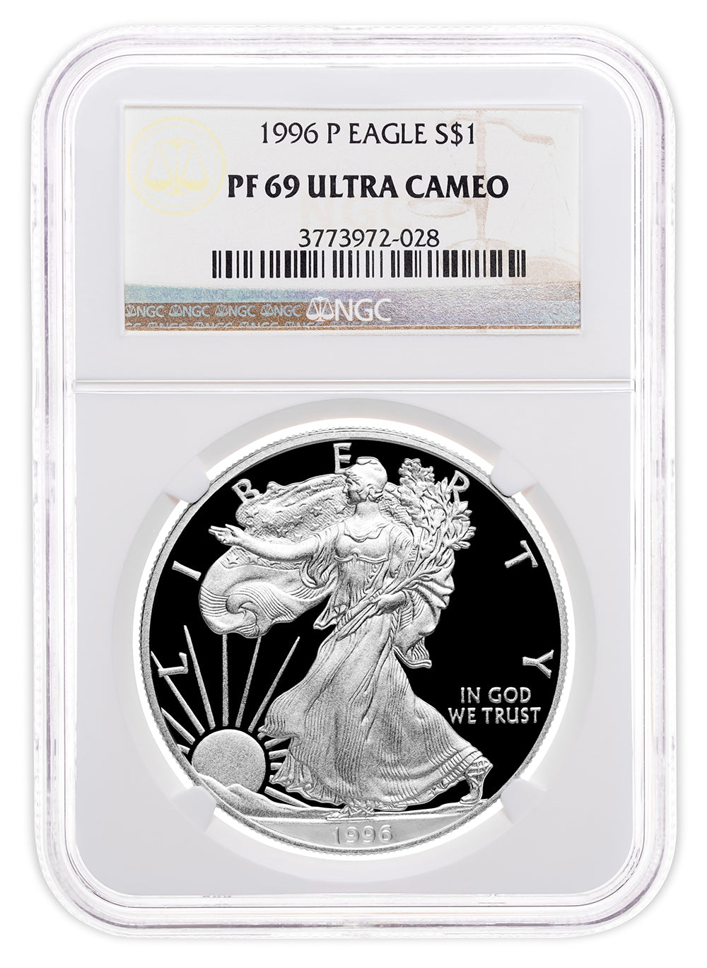 1996-P Proof Silver Eagle NGC PF69