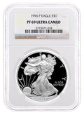 1996-P Proof Silver Eagle NGC PF69