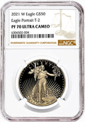 2021-W 1 oz Proof Gold Eagle $50 NGC PF70 - Type 2