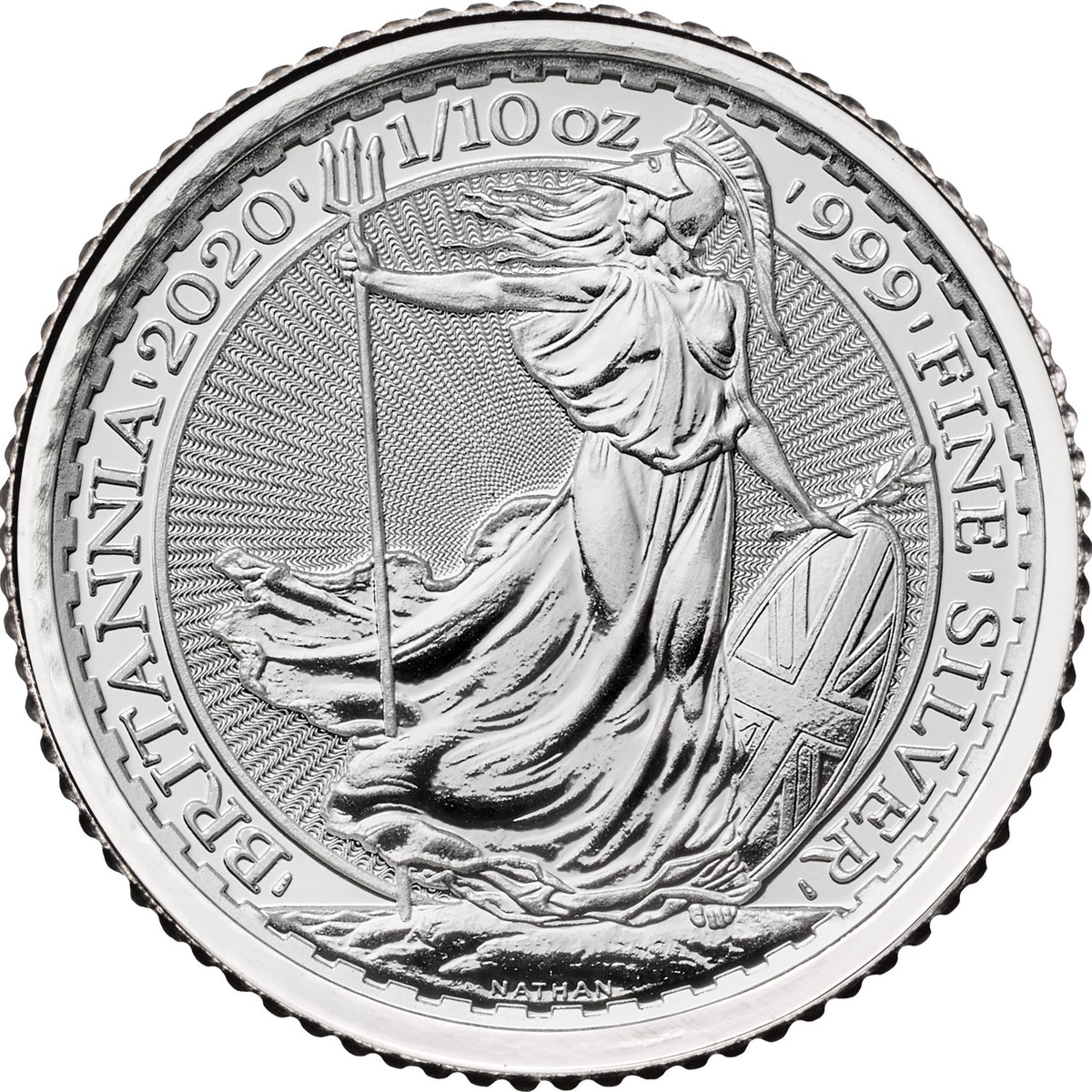1/10 oz Great Britain Silver Britannia - BU (Year Varies)