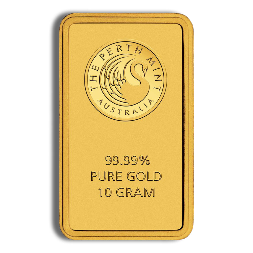 10 gram Gold Bar - Perth Mint (Carded)