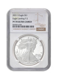 2021-S Proof Silver Eagle NGC PF70 - Type 2