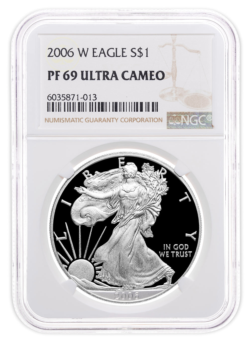 2006-W Proof Silver Eagle NGC PF69
